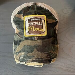Judith March “Football Mama” Camo Trucker Hat